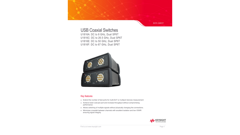 USB Coaxial Switches